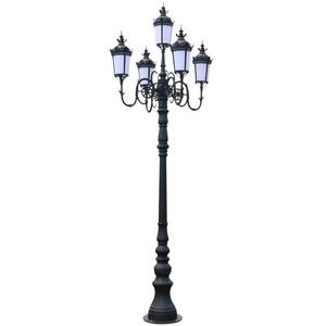 Decoración <span class=keywords><strong>de</strong></span> <span class=keywords><strong>calle</strong></span> Retro Europea Luz <span class=keywords><strong>de</strong></span> jardín Lámpara <span class=keywords><strong>de</strong></span> aluminio <span class=keywords><strong>de</strong></span> 5 cabezales para exteriores LED <span class=keywords><strong>Ley</strong></span> exterior y jardín - Product Image 1