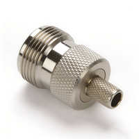 Connecteur coaxial RF droit à sertir de type N femelle en laiton pour câbles LMR240 4D-FB RG8X