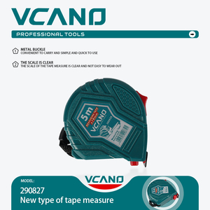 Ruban à mesurer automatique VCANO haute précision 3m/16mm pour le corps humain, lame en acier au carbone, retour automatique vertical - Product Image 2
