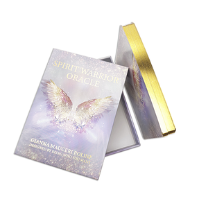 Carte d'affirmation personnalisée avec bordure dorée imprimée, citations spirituelles et motivantes personnalisées en papier - Product Image 1