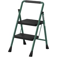 Echelle pliante de rangement en métal Echelle pliante compacte en acier à 3 marches pour la maison Marches de chaise