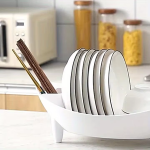家庭用食器用排水ホルダーキッチンカトラリー収納ラックボウル収納ラック食器用乾燥ラック - Product Image 5