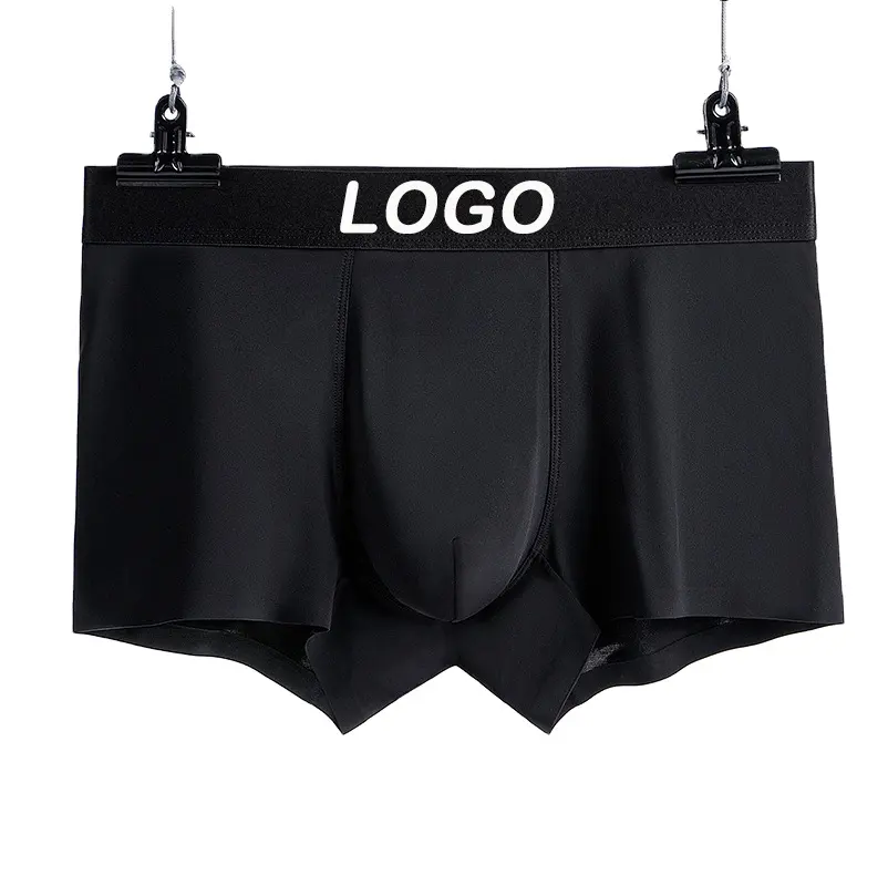 مخصص تصميم الجاكار شعار الرجال القطن دنة الأسود الرياضة تحت ارتداء ل رجل تسمية خاصة الرجال سراويل داخلية للرجال