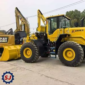 Chargeuse sur pneus d'occasion SDLG L956F, 5 tonnes, machine de construction pour travaux routiers et projets d'aménagement paysager, équipement lourd - Product Image 3