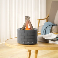 Diffuseur d'aromathérapie H10 Bonfire en gros, 280 ml, humidificateur d'air à flamme, diffuseurs d'huiles essentielles populaires