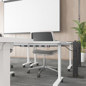 OMNI moderna centrale elettrica da tavolo 15A <span class=keywords><strong>corrente</strong></span> nominale 120V più prese a <span class=keywords><strong>corrente</strong></span> alternata protezione contro le sovratensioni per ufficio aperto americano NFC - Product Image 5