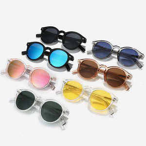 Vente flash - Lunettes de <span class=keywords><strong>soleil</strong></span> polarisées UV400 de haute qualité pour femmes - Monture transparente - Lunettes de <span class=keywords><strong>soleil</strong></span> rondes tendance - Product Image 1