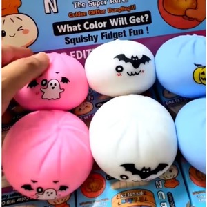 Caja Misteriosa de Halloween con Squishy de Dumpling y Panecillo al Vapor, Juguete Antiestrés de Dumpling de Subida Lenta, Recuerdos y Premios para Fiestas de Halloween - Product Image 6