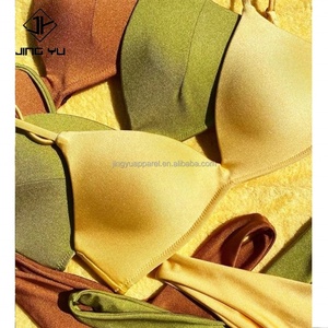 Nouvelle conception, marque privée, logo personnalisé, bikinis de couleur, tissu écologique, ensemble de bikinis, bikinis deux pièces, maillots de bain 2024 - Product Image 5