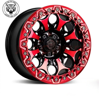 Jantes forgées 6x139.7 Race Line, jantes en alliage 4x4 tout-terrain, design Beadlock pour Tundra/HiluxF-150/Bronco/Prado/Navara/Sierra