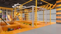 Équipement de parc de trampolines intérieur commercial, centre sportif personnalisé, conception clé en main, fabricant et fournisseur unique CUOSTOM