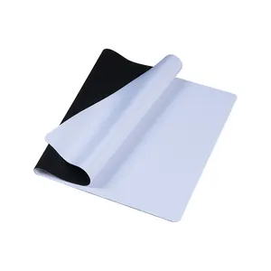 Tapis de souris personnalisé xxl xl, grand jeu blanc blanc Sublimation tapis de jeu en caoutchouc pour OEM avec emballage