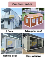 20ft Mobile Portable Mobile Mobile Détachable Conteneur Maison Maisons Caravane Conteneur D'expédition Toilette Douche Fournisseur Fabricant