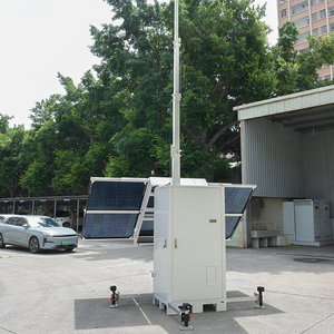 Torre de Iluminación Solar Portátil de Alta Calidad con Paneles Solares de 3*450W, 4*100W LED, Elevador Eléctrico Manual, IP65, MPPT, 6000K - Product Image 2
