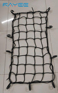 Accessoires de <span class=keywords><strong>moto</strong></span> multifonctionnels Porte-casque et filet de fixation pour bagages avec 6 crochets Attaches de cargaison pour camion - Product Image 3