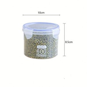 Contenedor de Plástico Transparente Hermético, Apilable, Ecológico, de Gran Volumen, Apto para Alimentos, a Prueba de Humedad, Recipiente de Almacenamiento para Cocina - Product Image 5