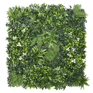 Panneau mural en herbe stabilisée, plante verte artificielle, mur végétal pour la décoration de la maison, du jardin, de la toile de fond - Product Image 2