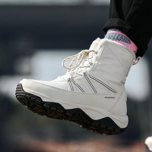 Bottes de neige d'extérieur pour femmes, imperméables, chaudes, antidérapantes, résistantes à l'usure, bottes de montagne pour hommes, chaussures de <span class=keywords><strong>ski</strong></span> en peluche - Product Image 4