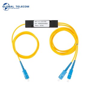 ตัวเชื่อมต่อไฟเบอร์แบบ WDM 1x2 พร้อมหัวต่อ SC UPC APC ความยาวคลื่น 1310nm 1550nm อัตราส่วน 2 ทาง 50:50 - Product Image 2