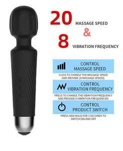 Massaggiatore Vibrante Ricaricabile USB per Adulti, Mini Bacchetta Senza Fili per Lesbiche, Stile Giapponese - Product Image 3