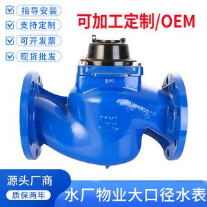 Compteur d'eau multi-jets Ningbo 100 mm à bride en fonte, type à aubes verticales WS80100 - Product Image 5