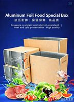 Boîte isotherme en aluminium pour fruits frais, carton pliable en mousse, modèle Jingbu, capacité 160 kg, en stock, vente en gros