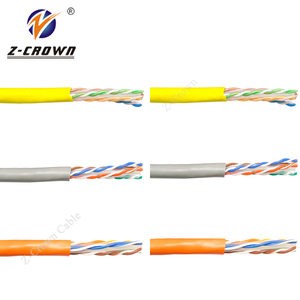 Câble réseau Ethernet Cat6 pré-fabriqué 0,45 mm, rouleau Cat5, 24 AWG, 4 paires, extérieur, FTP, Cat T6, TIA/IEA 56, 8B, 048 m - Product Image 1