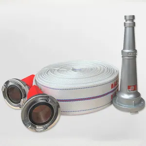 Factory Suppliers 1 1.5 2 Inch Soft Flexible Colorful All Size Canvas Fabric Water Pump Discharge Fire Hose