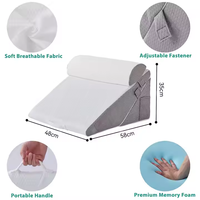 Multifunktion lesung Dreieckiges Design Verstellbares Kopfteil Ortho pä disches Memory Foam Keil kissen Anti-Schnarchen Ideal für den Rücken