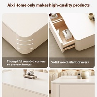 Meuble de salon moderne et luxueux pour la maison Meuble TV en ardoise et table basse combinés pour petits appartements Utilisation légère sur pied