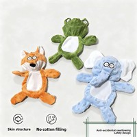 Nouveau jouet interactif pour chien en peluche écologique, sonore (bruit de papier froissé), durable, résistant à la mastication, pour la stimulation dentaire et contre l'ennui