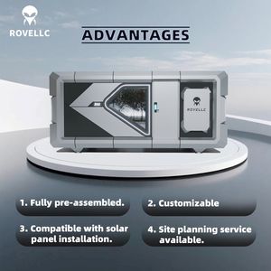 منزل كبسولة فضائية مصمم خصيصًا، يتحمل درجات حرارة عالية تصل إلى 50 درجة مئوية، مناسب للفنادق الخارجية والمهاجع والسكن، متوفر للشراء في دبي - Product Image 2