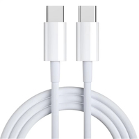 Câble de charge rapide USB-C 20W PD 60W de 1m/2m pour téléphones mobiles 17, 16, 15, 14, 13, 12 Pro