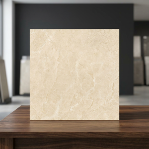 กระเบื้องพอร์ซเลนเคลือบเงา Marfil Bianco ขนาด 600x600 มม. ลายหินอ่อนสีขาว สำหรับปูพื้นภายในสไตล์ร่วมสมัย - Product Image 1