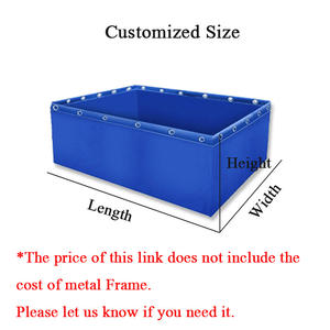 Toile PVC étang à poissons boîte d'aquaculture étang à poissons bâche réservoir d'eau réservoir <span class=keywords><strong>piscine</strong></span> extérieure ménage <span class=keywords><strong>piscine</strong></span> bâche - Product Image 6