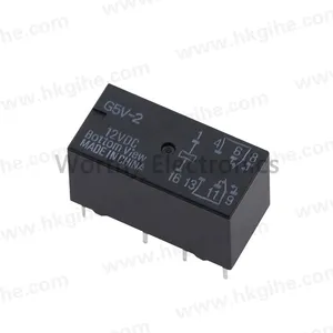 Hot selling G5V-2-H1-5VDC 12V 24VDC 12VDC DC5V/12V/24V 8PIN DIP G5V-2 relay module for wholesales