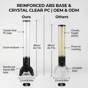 Distributeur de boissons en forme de <span class=keywords><strong>girafe</strong></span>, tour à bière, distributeur de jus de table, robinet à bière, station de boissons pour fête, distributeur de liquides - Product Image 4
