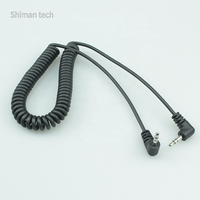 Câble audio de 1/8 pouces à angle droit avec connecteur audio de 3.5mm