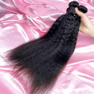 Cheveux vierges bruts non traités à cuticules alignées, Yaki Water Wave, cheveux vietnamiens 9A Remy, mèches à trame plate - Product Image 1