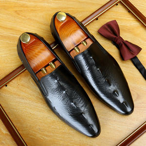 Zapatos de vestir negros clásicos de alta calidad para uso casual al aire libre, zapatos de cuero con cordones para bodas y fiestas. - Product Image 4