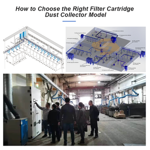YorkTech 可靠的不锈钢除尘器，带自动脉冲清洁功能，0.75-22kW，适用于化工车间 - Product Image 5