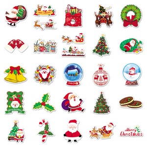 52 Adhesivos Decorativos Navideños con Diseños Variados para Niños, para Diarios, Tarjetas, Monopatines y Maletas - Product Image 4