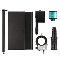 Microscopio Digital Monocular con Cámara Electrónica 180X, Herramientas Profesionales de Reparación de Teléfonos y Soldadura, Luz LED de Anillo USB