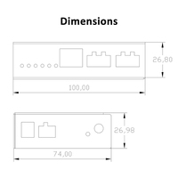 Convertisseur Ethernet à double port série RS485 entièrement isolé, passerelle de périphérique série Modbus vers Ethernet, serveur