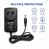 Alimentation électrique murale AC/DC professionnelle 12V 1A 1000mA haute stabilité pour commutateur réseau, boîtier de moniteur, type personnalisé