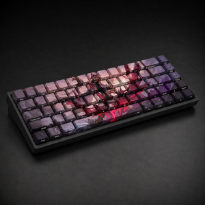 Claviers personnalisés DIY LOL CRYSTALIS <span class=keywords><strong>MOTUS</strong></span> ASHE 68 touches, touches en PBT imprimées latéralement, sublimation par transfert de colorant, profil Cherry, clavier mécanique - Product Image 2