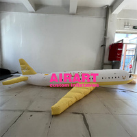 Avion Gonflable Géant Réaliste pour Exposition et Décoration de Centre Commercial – Modèle Gonflable Personnalisé de Grand Avion