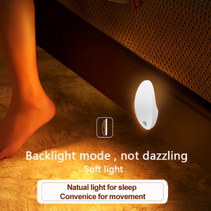 Lampada LED Wireless con Sensore <span class=keywords><strong>di</strong></span> Movimento Ricaricabile USB per Scale, Armadi, Banconi, Dispense, Luce Notturna Adesiva - Product Image 4