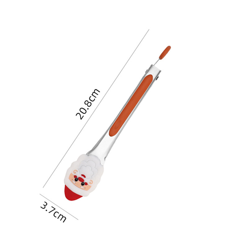 Papá Noel barbudo naranja de 7 pulgadas