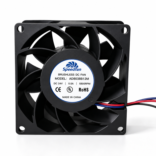 Speedfan 8038 80mm Cooling Brushless Axial Industrial High Airflow Speed Ball Bearing Manufacturer OEM ODM 80x80x38mm DC Fan